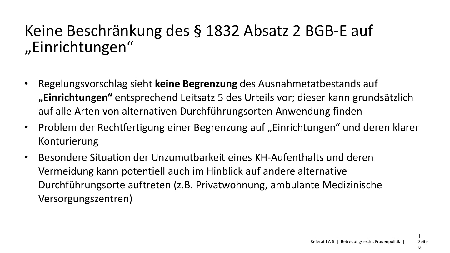 Wittke Heland-Gräf BMJV Referentenentwurf §1832 S.8