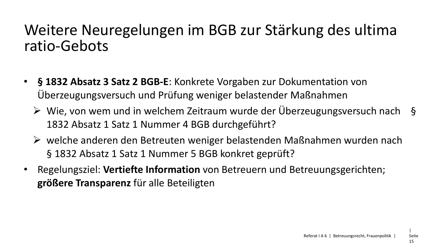 Wittke Heland-Gräf BMJV Referentenentwurf §1832 S.15