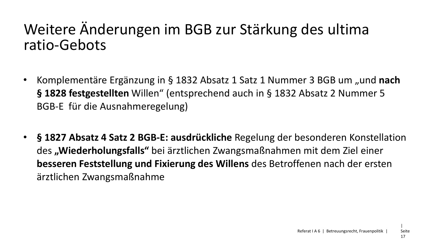 Wittke Heland-Gräf BMJV Referentenentwurf §1832 S.17